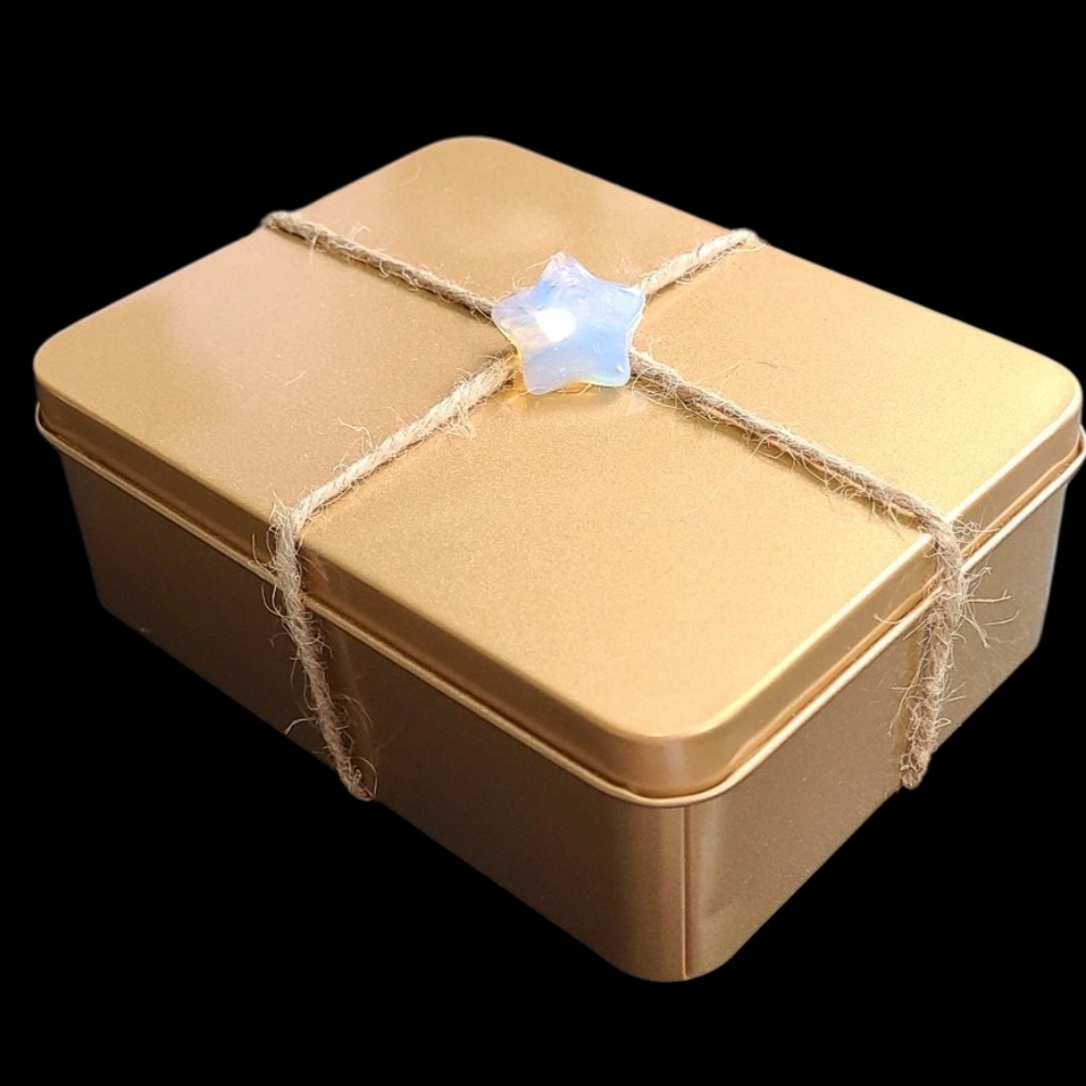 DIY Spell Jar Kit- Manifestation with Opalite Star Crystal